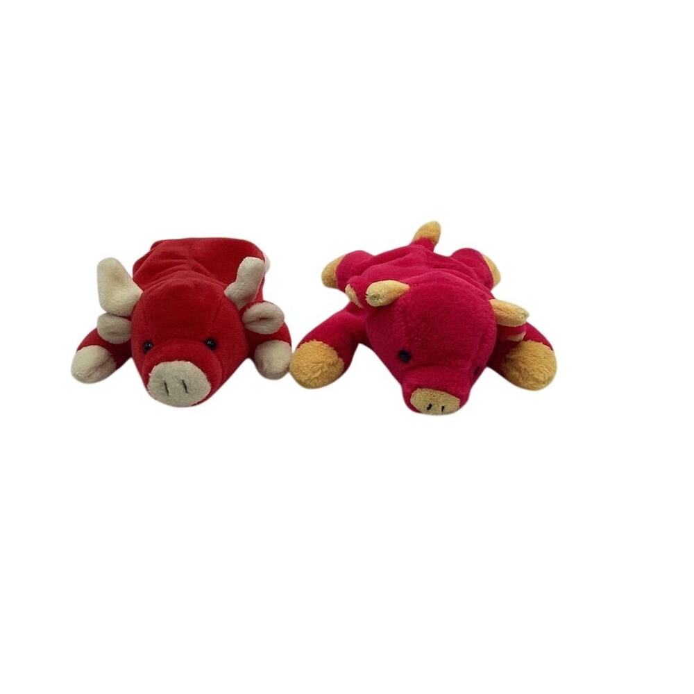 Ty Beanie Babies Snort II 30th‎ Anniversary Limited Edition Plush set 2